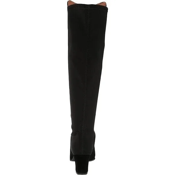 L'Amour Des Pieds Preeya Women 8 Black Block Heel Knee High Riding Boots ZPO3421